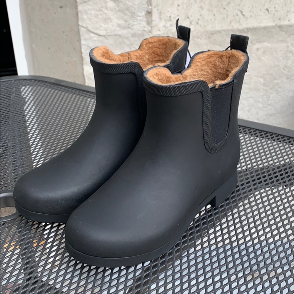 NWT 2020 Chooka Delridge Chelsea Black Rain Boot - Picture 2 of 5